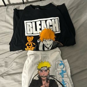 Set of anime t’s size xl used
